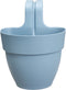 Elho Vibia Campana Easy Hanger S 21 - Balkonbak met Ophanghaken - 100% Gerecycled Plastic - Ø 20.5 x H 26.5 cm - Vintage blauw