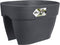 Elho Vibia Campana Flower Bridge 40 - Plantenbak voor Balkon Railing - 100% Gerecycled Plastic - Ø 39.0 x H 22.0 cm - Antraciet