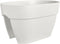Elho Vibia Campana Flower Bridge 40 - Plantenbak voor Balkon Railing - 100% Gerecycled Plastic - Ø 39.0 x H 22.0 cm - Zijdewit
