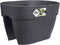 Elho Vibia Campana Flower Bridge 40 - Plantenbak voor Balkon Railing - 100% Gerecycled Plastic - Ø 39.0 x H 22.0 cm - Antraciet