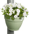 Elho Vibia Campana Regenpijpbakje 40 - Bloempot voor Regenpijp Buiten - 100% Gerecycled Plastic - Ø 21.6 x H 16.3 cm - Pistachegroen