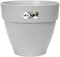 Elho Vibia Campana Rond 40 - Bloempot voor Buiten met Afwateringsgaten - 100% Gerecycled Plastic - Ø 39.0 x H 33.4 cm - Living concrete