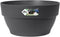 Elho Vibia Campana Schaal 27 - Bloempot voor Buiten - Ø 27.0 x H 14.0 cm - Antraciet