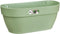 Elho Vibia Campana Wall Basket 35 - Wand Bloempot voor Buiten - 100% Gerecycled Plastic - Ø 35.0 x H 14.8 cm - Pistachegroen