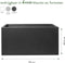 Elho Vivo Next Lang 60 - Plantenbak voor Binnen & Buiten Rechthoekig - 100% Gerecycled Plastic - L 59.0 x H 29.2 cm - Living black