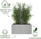 Elho Vivo Next Lang 80 - Plantenbak voor Binnen & Buiten Rechthoekig - 100% Gerecycled Plastic - L 78.0 x H 37.9 cm - Living concrete