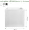 Elho Vivo Next Vierkant 40 - Plantenbak voor Binnen & Buiten - 100% Gerecycled Plastic - L 39.0 x H 37.9 cm - Wit