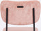 Zuiver Benson Barkruk - Zithoogte 75 Cm - Set Van 2 - Stof Roze - Zwart Metalen Frame