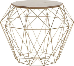 ELIDA - Bijzettafel - Lichte houtkleur - MDF