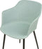 ELIM - Eetkamerstoel set van 2 - Mintgroen - Polyester