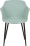 ELIM - Eetkamerstoel set van 2 - Mintgroen - Polyester