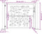 vidaXL - Poort - met - bamboe-ontwerp - 105x80 - cm - staal - antracietkleurig