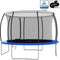 vidaXL Trampolineset rond 150 kg 366x80 cm