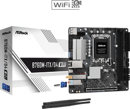 ASRock B760M-ITX/D4 - Moederbord - Intel B760 - Wi-Fi 6E - Mini-ITX - 64GB DDR4