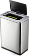 Durable Sensor NO Touch Duo 2x20L afvalbak, roestvrij staal, zilver, 40 liter
