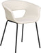 ELMA - Eetkamerstoelen set van 2 - Beige - Polyester