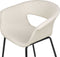 ELMA - Eetkamerstoelen set van 2 - Beige - Polyester