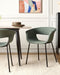ELMA - Eetkamerstoelen set van 2 - Donkergroen - Polyester