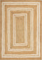 ELMALI - Laagpolig vloerkleed - Beige - 160 x 230 cm - Jute