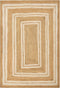 ELMALI - Laagpolig vloerkleed - Beige - 160 x 230 cm - Jute