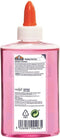 Elmer’s transparant PVA-lijm | Roze | 147 ml | uitwasbaar en kindvriendelijk | geweldig voor het maken van slijm en om te knutselen