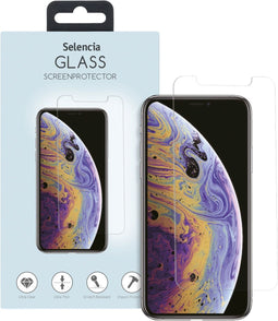 Selencia - Gehard Glas Screenprotector - 9H krasbestendig - iPhone 11 Pro Max / Xs Max