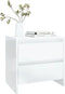 vidaXL - Nachtkastjes - 2 - st - 45x34,5x44,5 - cm - bewerkt - hout - bruin - eikenkleur