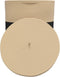 vidaXL - Opbergmand - met - deksel - Ø - 37x50 - cm - katoen - zwart - en - beige