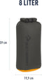 Sea to Summit Evac Droogtas 8 liter Grijs