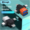 Elough 3 In 1 - Usb3.0 - Data Reader / Transfer Micro/Type C/Bliksem Converter Voor Usb Disk Mouse - Smart Cardreader Voor Iphone Samsung Tablet Ipad - Zilver