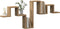 vidaXL - Wandplank - Artisan - Eiken - 104,5x10x43 - cm - Hout - samengesteld