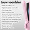 Sansbeauté® 2-in-1 Airflow Stijltang - Stijltang & Krultang - 360° Airflow - ION Technologie - Classic Pink