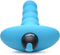 XR Brands Vibrating Silicone Anal Beads and Remote Control blue