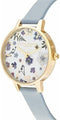 Olivia Burton OB16AR08 - Horloge - Analoog - Ø 34 mm - Zilverkleurig