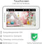 ELRO BC3000-2 Babyfoon Royale - met 12,7 cm Touchscreen Monitor HD- & Gratis App - Met extra camera - Voor 2 kinderen - Incl. Geluidsdetectie, Voedingsalarm en Temperatuursensor