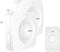ELRO DB3000 Draadloze Deurbel Set – 2x Plug-in Ontvanger - Bereik 300 meter - IP65 Waterdicht - 64 Melodieën - Wit