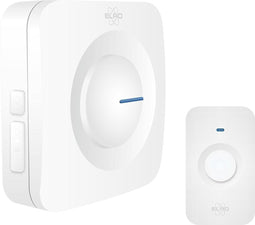 ELRO DB3000 Draadloze Deurbel Set – met Ontvanger op batterij - Bereik 300 meter - IP65 Waterdicht - 64 Melodieën - Wit