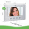 ELRO DV477W4 Video Deur Intercom - 4 Appartementen - Met 4x 7 inch kleurenscherm - Verstelbare camera met nachtzicht - Color Night Vision - 16 Beltonen