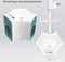 ELRO ES903 Cube Design Stekkerdoos 5-voudig met 1,5m snoer en schakelaar – 3x stopcontact + USB + USB-C – Kinderbeveiliging – randaarde stekker – max. 3680W – TÜV getest