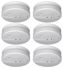 ELRO FS1105P 230V Rookmelder - Aan te sluiten op het lichtnet - met 5 jaar back-up batterij - Voldoet aan Bouwbesluit - 6 stuks