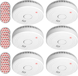ELRO FS1805 Rookmelder met 5 Jaar Batterij en Magneet Montage - Voldoen aan Europese Norm EN14604 - 6 stuks