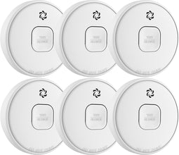ELRO FS2010 Rookmelder met 10 jaar batterij – Voldoet aan EN14604:2005/AC:2008 - 6 stuks