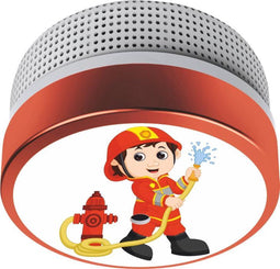 ELRO Rookmelder Kids Brandweerman FS8110 - Met 10 Jaar Batterij - Voldoet aan Norm EN14604