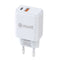 Muvit for Change - Oplader - 20 W Quick Charge 3.0 - Wit