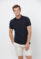 Profuomo Piqué Poloshirt - Modern-Fit - 100% Katoen - Navy