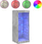 vidaXL - Dressoir - met - LED-verlichting - 41x37x100 - cm - betongrijs