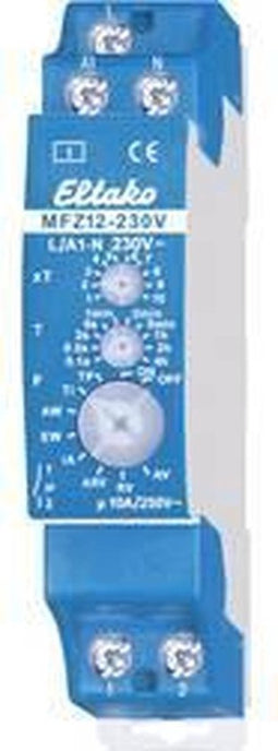 Eltako 23100530 MFZ12-230V Tijdrelais Multifunctioneel 230 V 1 stuk(s) Tijdsduur: 0.1 s - 40 h 1x NO