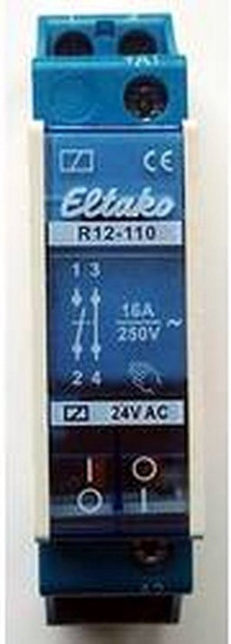 Eltako R12-110-24V Schakelrelais Nominale spanning: 24 V Schakelstroom (max.): 8 A 1x NO, 1x NC 1 stuk(s)