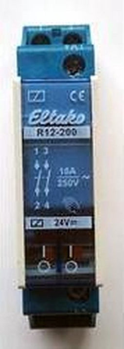 Eltako R12-200-24V DC Schakelrelais Nominale spanning: 24 V Schakelstroom (max.): 8 A 2x NO 1 stuk(s)