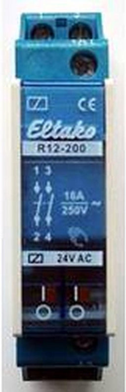 Eltako R12-200-24V Schakelrelais Nominale spanning: 24 V Schakelstroom (max.): 8 A 2x NO 1 stuk(s)